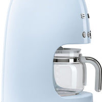 Smeg - 50's Retro Style 10 Cup Coffee Maker Pastel Blue - DCF02PBUS