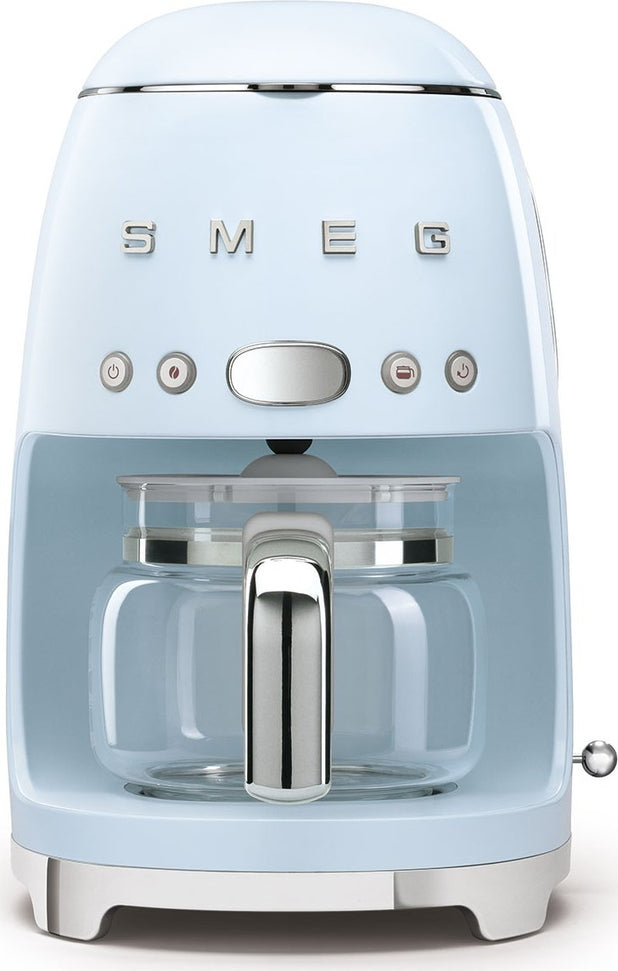 Smeg - 50's Retro Style 10 Cup Coffee Maker Pastel Blue - DCF02PBUS