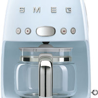 Smeg - 50's Retro Style 10 Cup Coffee Maker Pastel Blue - DCF02PBUS