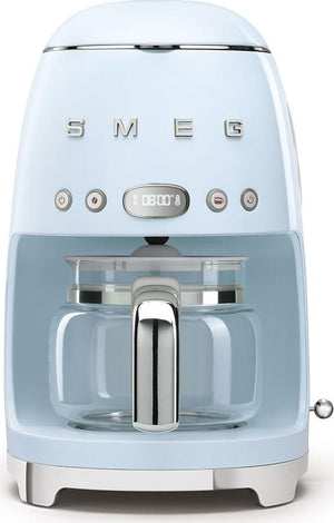 Smeg - 50's Retro Style 10 Cup Coffee Maker Pastel Blue - DCF02PBUS