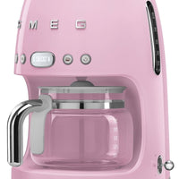 Smeg - 50's Retro Style 10 Cup Coffee Maker Pink - DCF02PKUS
