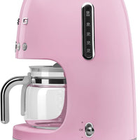 Smeg - 50's Retro Style 10 Cup Coffee Maker Pink - DCF02PKUS