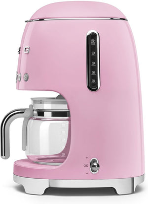 Smeg - 50's Retro Style 10 Cup Coffee Maker Pink - DCF02PKUS