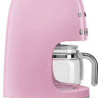 Smeg - 50's Retro Style 10 Cup Coffee Maker Pink - DCF02PKUS