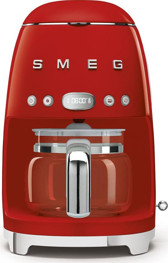 Smeg - 50's Retro Style 10 Cup Coffee Maker Red - DCF02RDUS