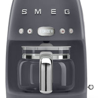 Smeg - 50's Retro Style 10 Cup Coffee Maker Slate Grey - DCF02GRUS