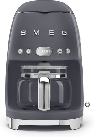 Smeg - 50's Retro Style 10 Cup Coffee Maker Slate Grey - DCF02GRUS