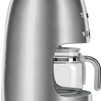 Smeg - 50's Retro Style 10 Cup Coffee Maker Stainless Steel - DCF02SSUS