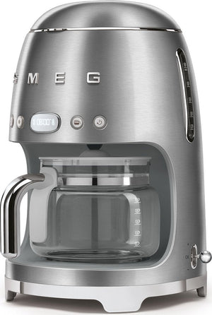 Smeg - 50's Retro Style 10 Cup Coffee Maker Stainless Steel - DCF02SSUS