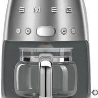 Smeg - 50's Retro Style 10 Cup Coffee Maker Stainless Steel - DCF02SSUS