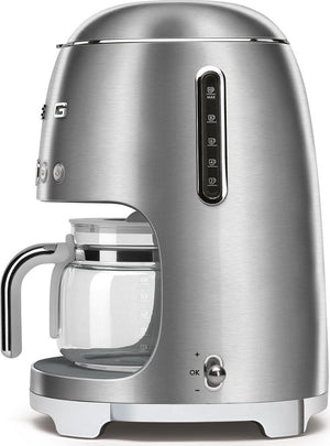 Smeg - 50's Retro Style 10 Cup Coffee Maker Stainless Steel - DCF02SSUS