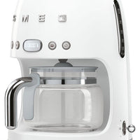 Smeg - 50's Retro Style 10 Cup Coffee Maker White - DCF02WHUS