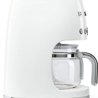 Smeg - 50's Retro Style 10 Cup Coffee Maker White - DCF02WHUS