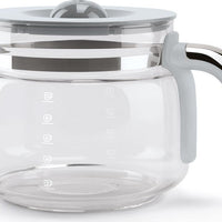 Smeg - 50's Retro Style 10 Cup Coffee Maker White - DCF02WHUS