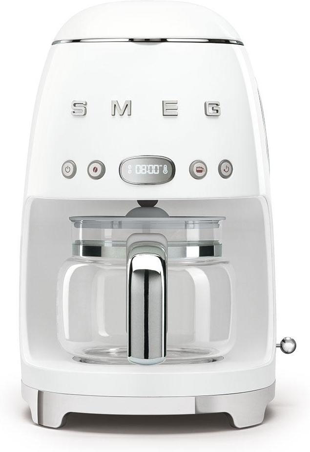 Smeg - 50's Retro Style 10 Cup Coffee Maker White - DCF02WHUS