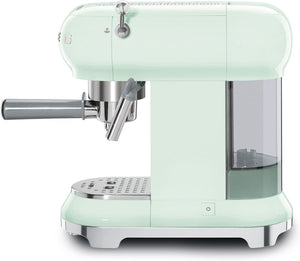 Smeg - 50's Retro Style Espresso Machine Pastel Green - ECF01PGUS