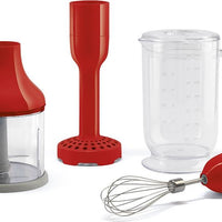 Smeg - 50's Style Hand Blender Attachments Red - HBAC01RD
