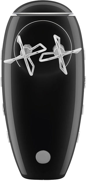 Smeg - 50's Style Hand Mixer with 3D Logo Black - HMF01BLUS