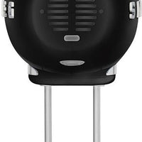 Smeg - 50's Style Hand Mixer with 3D Logo Black - HMF01BLUS