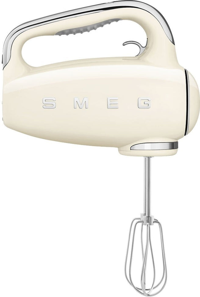 Smeg - 50's Style Hand Mixer with 3D Logo Cream - HMF01CRUS