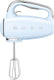 Smeg - 50's Style Hand Mixer with 3D Logo Pastel Blue - HMF01PBUS