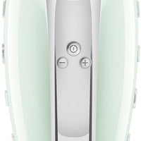 Smeg - 50's Style Hand Mixer with 3D Logo Pastel Green - HMF01PGUS