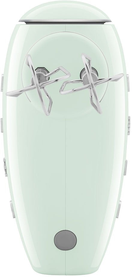 Smeg - 50's Style Hand Mixer with 3D Logo Pastel Green - HMF01PGUS