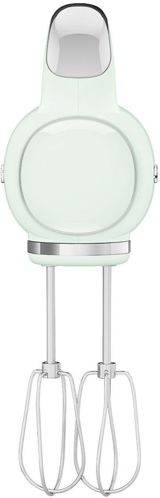 Smeg - 50's Style Hand Mixer with 3D Logo Pastel Green - HMF01PGUS
