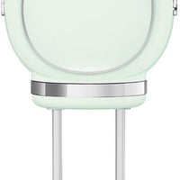 Smeg - 50's Style Hand Mixer with 3D Logo Pastel Green - HMF01PGUS