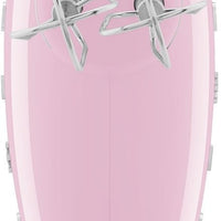 Smeg - 50's Style Hand Mixer with 3D Logo Pastel Pink - HMF01PKUS