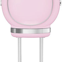 Smeg - 50's Style Hand Mixer with 3D Logo Pastel Pink - HMF01PKUS