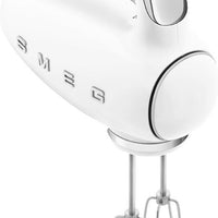 Smeg - 50's Style Hand Mixer with 3D Logo White - HMF01WHUS