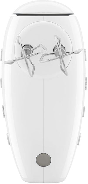 Smeg - 50's Style Hand Mixer with 3D Logo White - HMF01WHUS