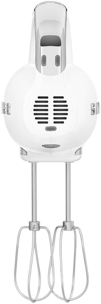Smeg - 50's Style Hand Mixer with 3D Logo White - HMF01WHUS
