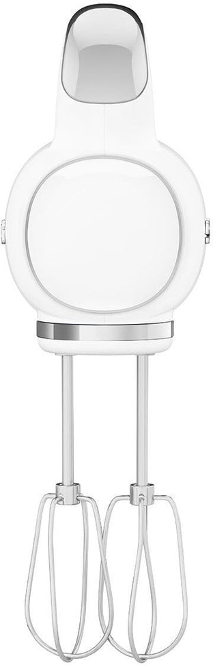 Smeg - 50's Style Hand Mixer with 3D Logo White - HMF01WHUS