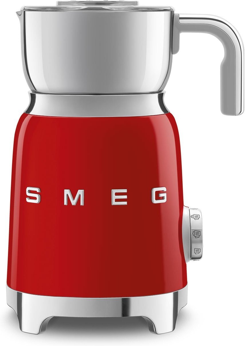 Smeg - Retro 50's Style Milk Frother Red - MFF01RDUS