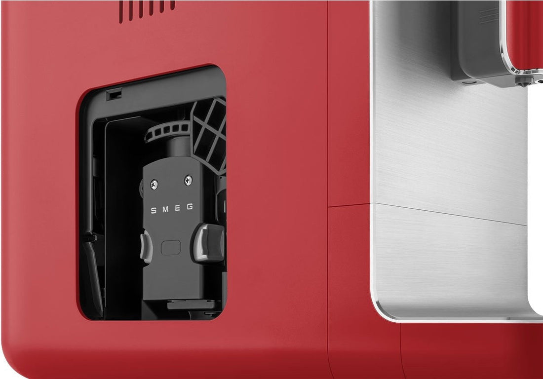 Smeg - Retro Style Espresso Coffee Machine Red - BCC01RDMUS - DISCONTINUED