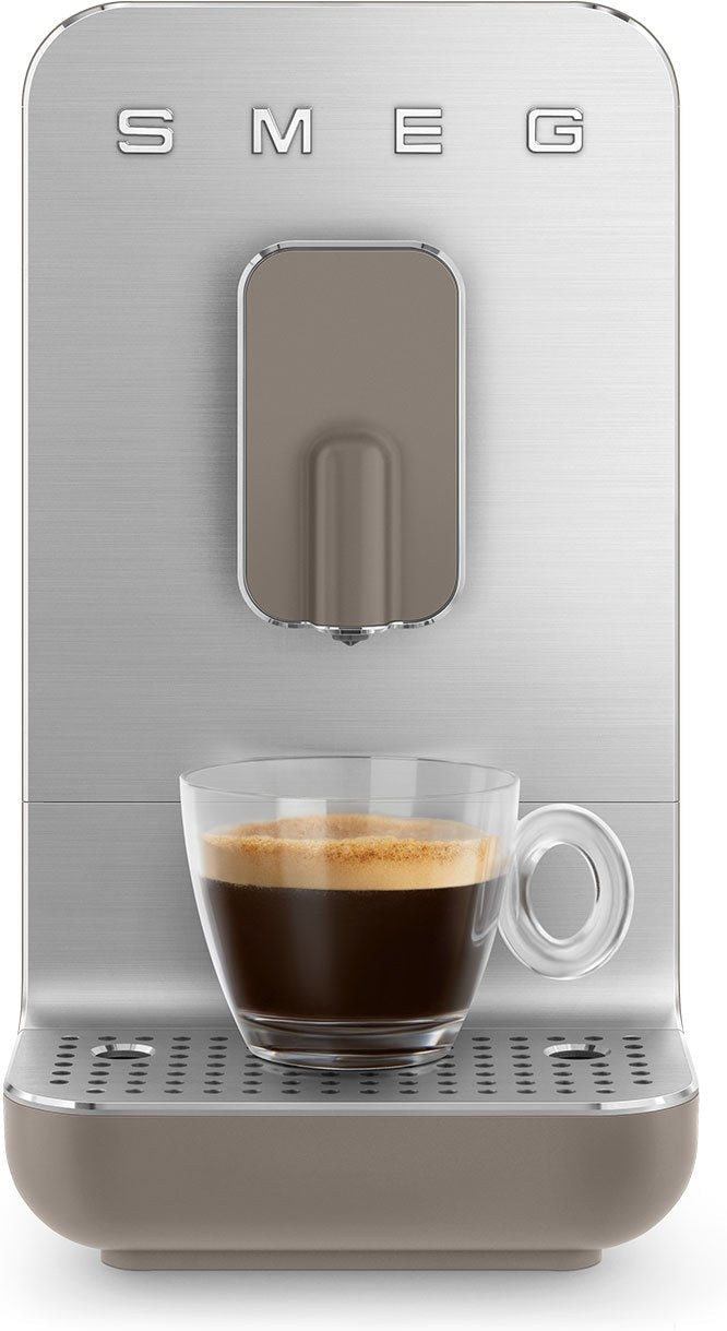 Smeg - Retro Style Espresso Coffee Machine Taupe - BCC01TPMUS - DISCONTINUED