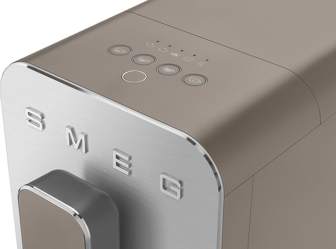 Smeg - Retro Style Espresso Coffee Machine Taupe - BCC01TPMUS - DISCONTINUED