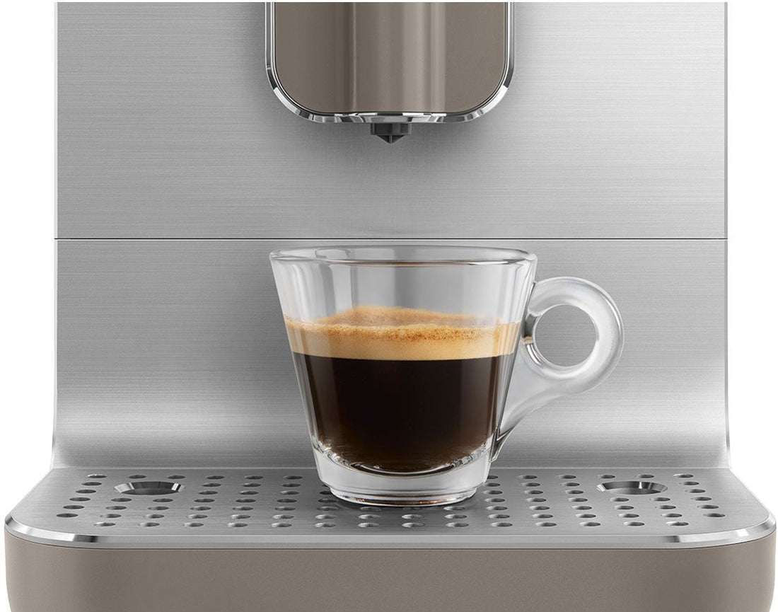 Smeg - Retro Style Espresso Coffee Machine Taupe - BCC01TPMUS - DISCONTINUED