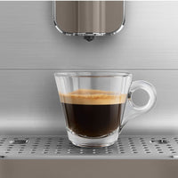 Smeg - Retro Style Espresso Coffee Machine Taupe - BCC01TPMUS - DISCONTINUED