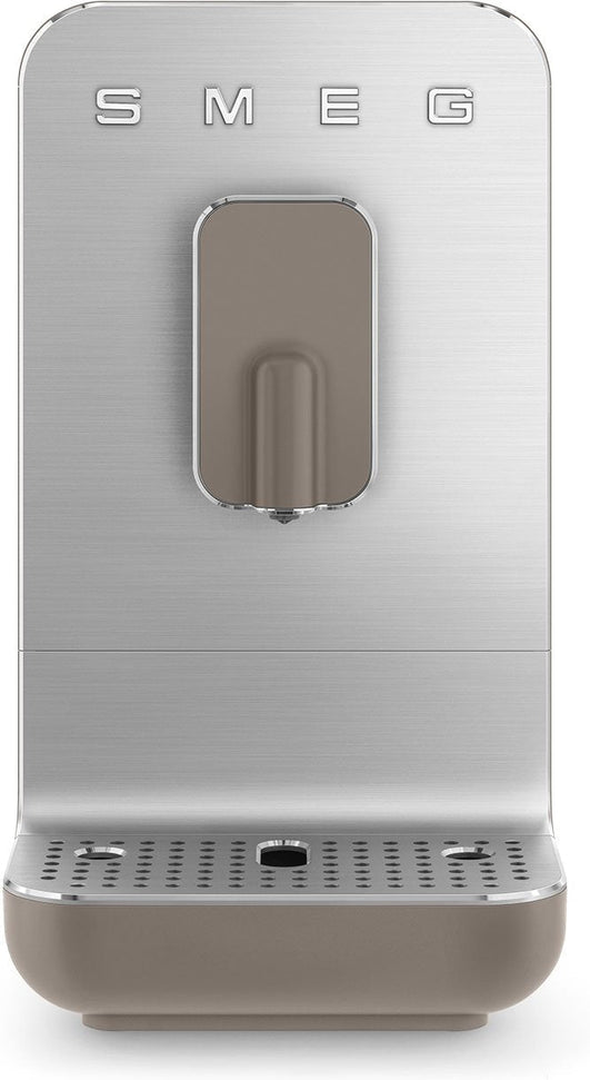 Smeg - Retro Style Espresso Coffee Machine Taupe - BCC01TPMUS - DISCONTINUED