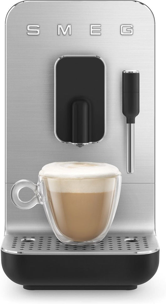 Smeg - Retro Style Espresso Coffee Machine with Frother Black - BCC02BLMUS - DISCONTINUED