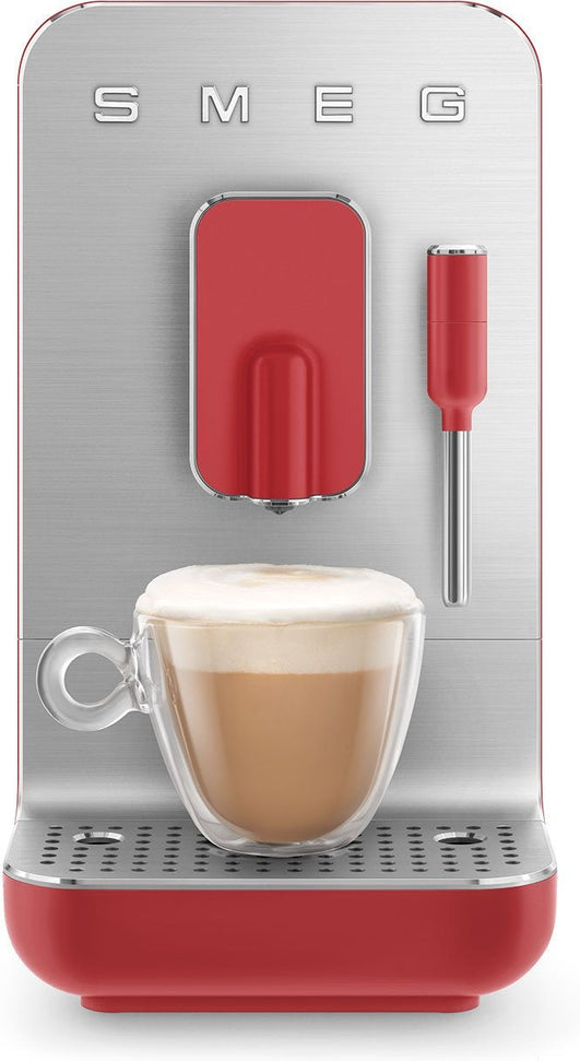 Smeg - Retro Style Espresso Coffee Machine with Frother Red - BCC02RDMUS - DISCONTINUED