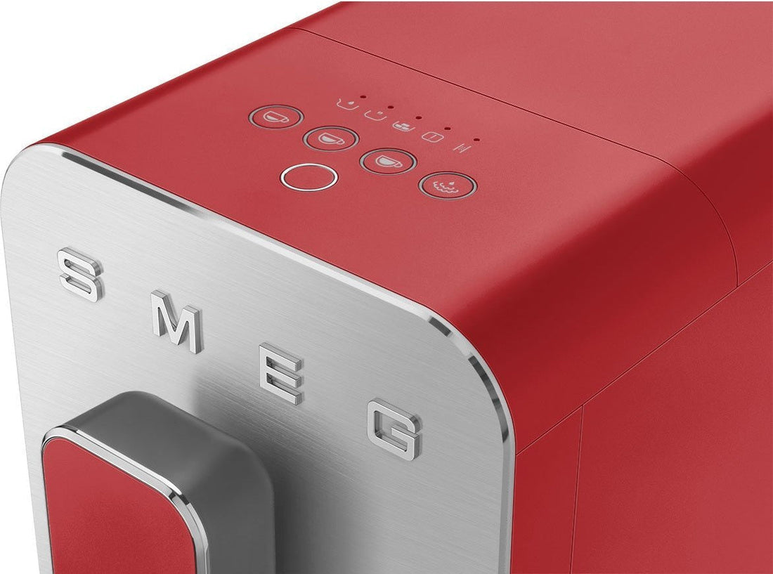 Smeg - Retro Style Espresso Coffee Machine with Frother Red - BCC02RDMUS - DISCONTINUED