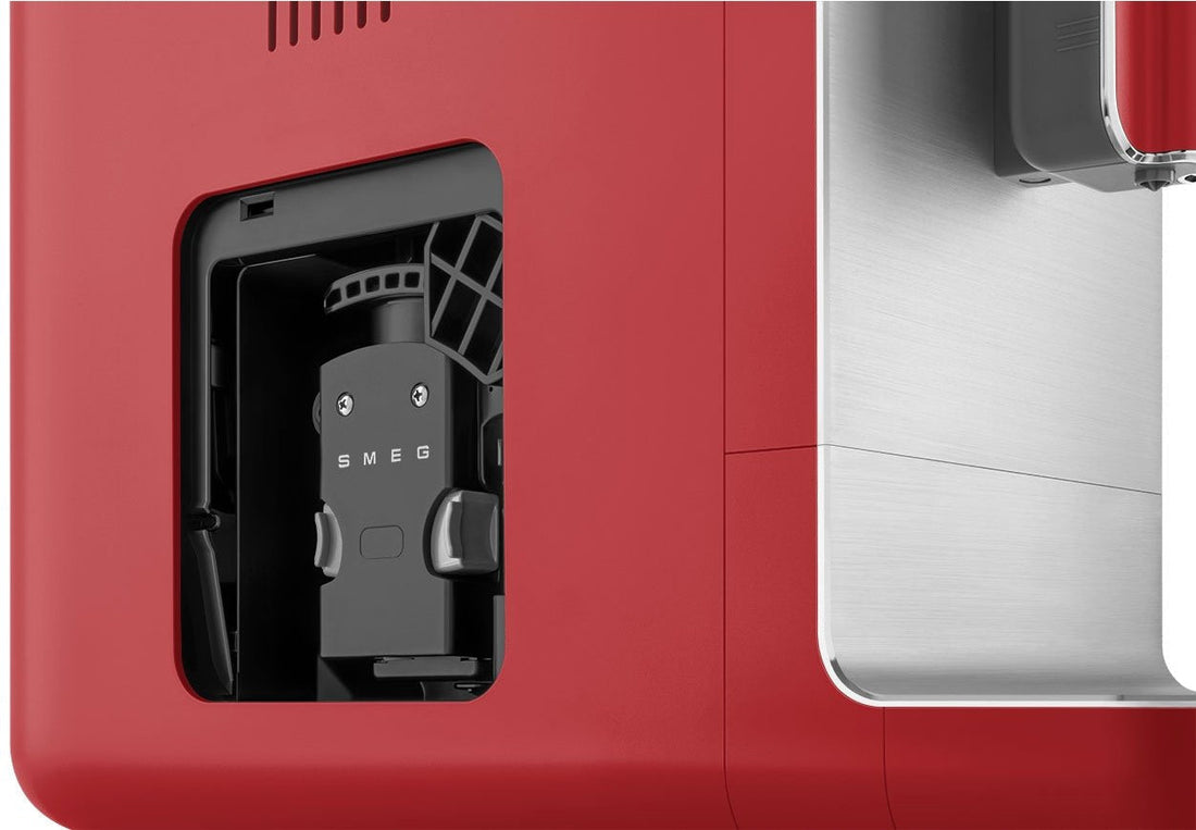 Smeg - Retro Style Espresso Coffee Machine with Frother Red - BCC02RDMUS - DISCONTINUED