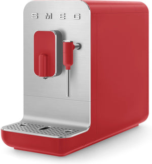 Smeg - Retro Style Espresso Coffee Machine with Frother Red - BCC02RDMUS