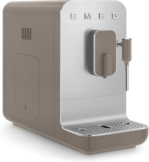 Smeg - Retro Style Espresso Coffee Machine with Frother Taupe - BCC02TPMUS
