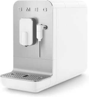 Smeg - Retro Style Espresso Coffee Machine with Frother White - BCC02WHMUS