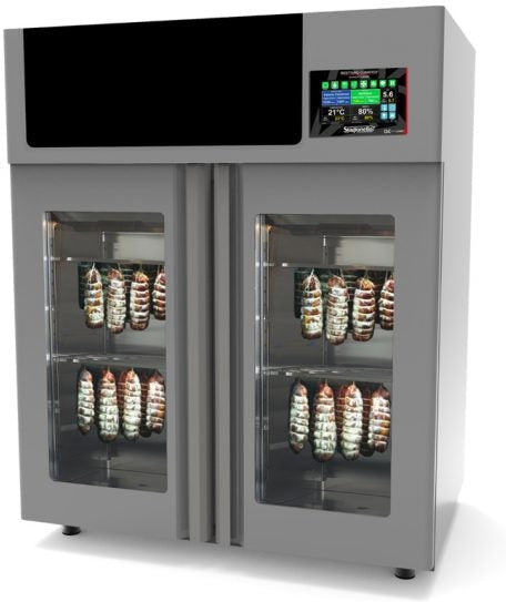 Stagionello - 60 kg Curing Cabinet with ClimaTouch & Fumotic - STGPNTF60